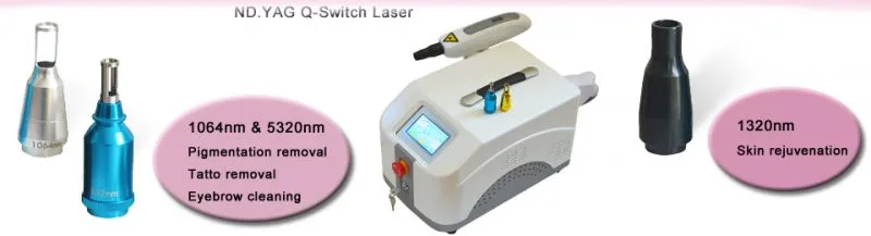 Professional Q Switch Nd Yag Laser Tattoo Removal Machine 532nm 1064nm