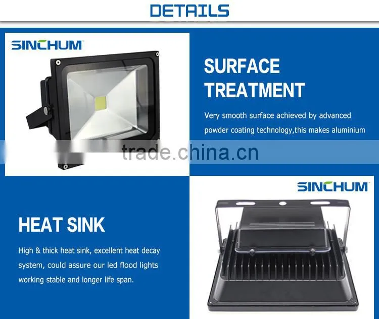 3 years warranty Beam angle 120 dree 50w flood light