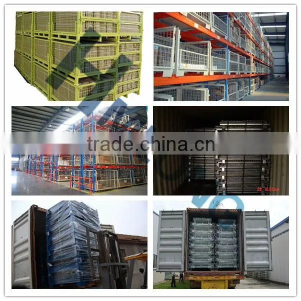 Storage folding steel container for Auto industry