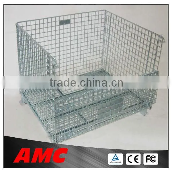 industrial stackable storage wire mesh cages