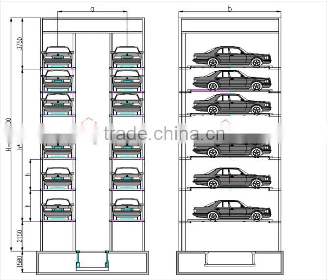home garage car lifter