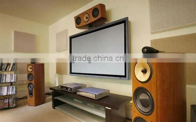 High Contrast Theatre Fabric / fixed frame screen for high level home theater