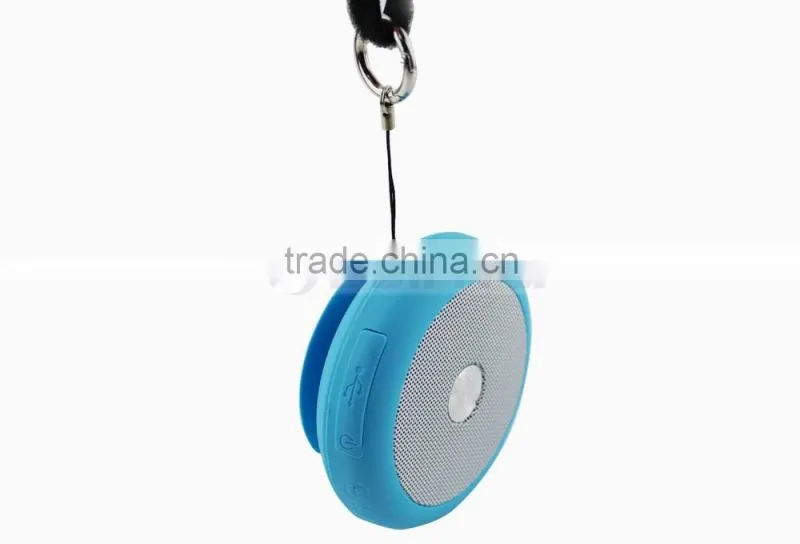 Outdoor Mini Shockprrof Waterproof Speakers Flexable Bluetooth Bathe Mushroom Cloud Speaker With Kaychain