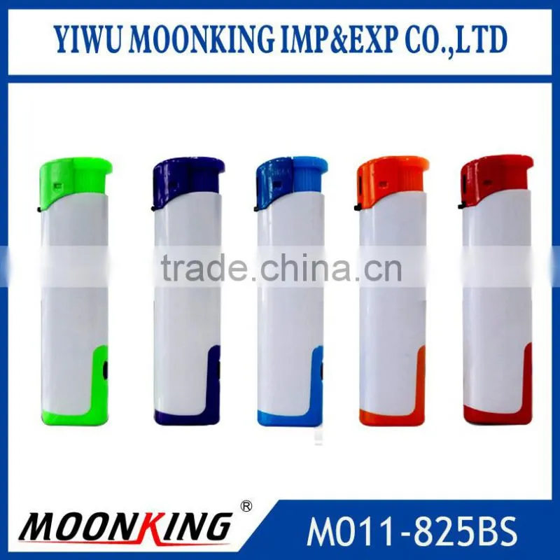 high quality white color cheap price windproof lighter electronic led lighter
