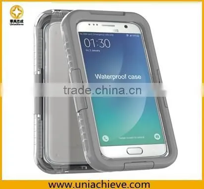 For Samsung S7 silicone case waterproof gray color