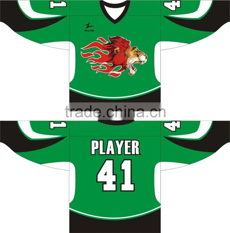 Full Sublimation Printing Customized Ice Hockey Top