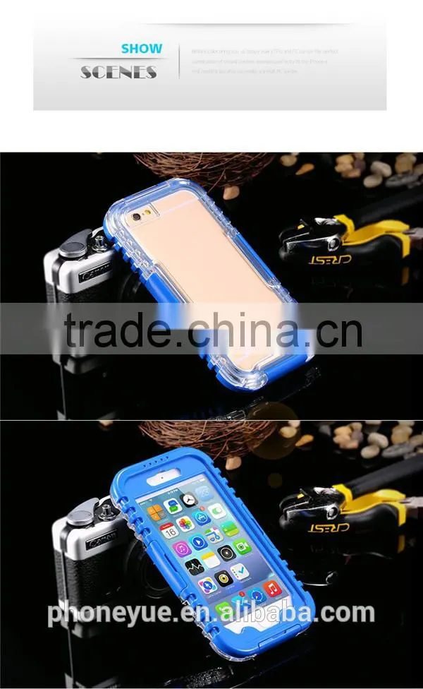 luxury universal shockproof waterproof phone case box for iphone6/6s