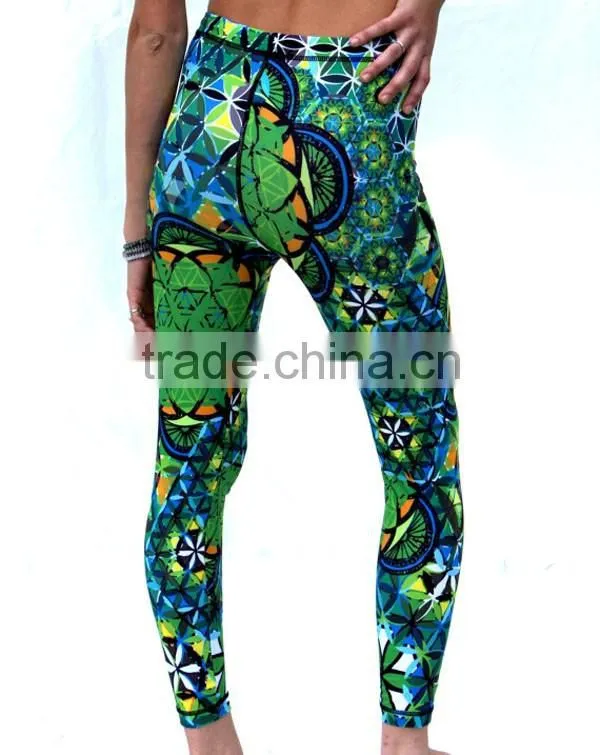 custom sublimation leggings/custom sublimation print leggings