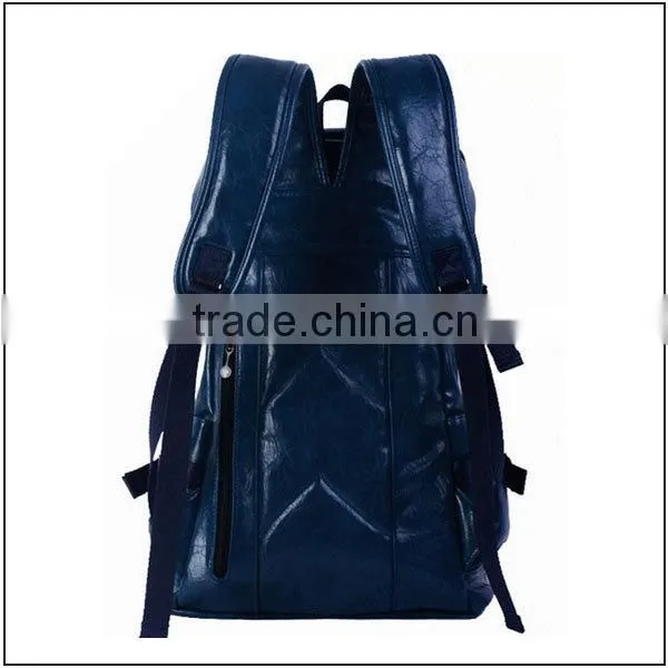 2014 New style leather college bags for men fashion stylish college bag