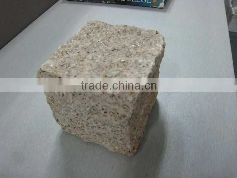 G654 Flamed Granite Cube Stones