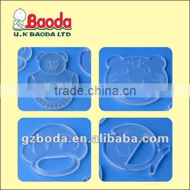 hot sale cartoon silicone baby teether 2016