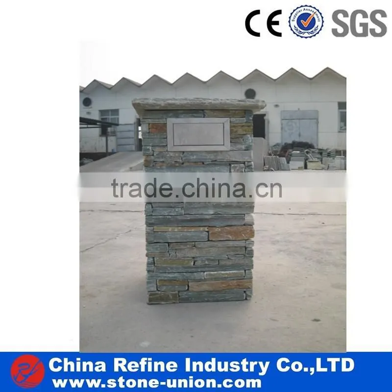 Cheap slate pillar
