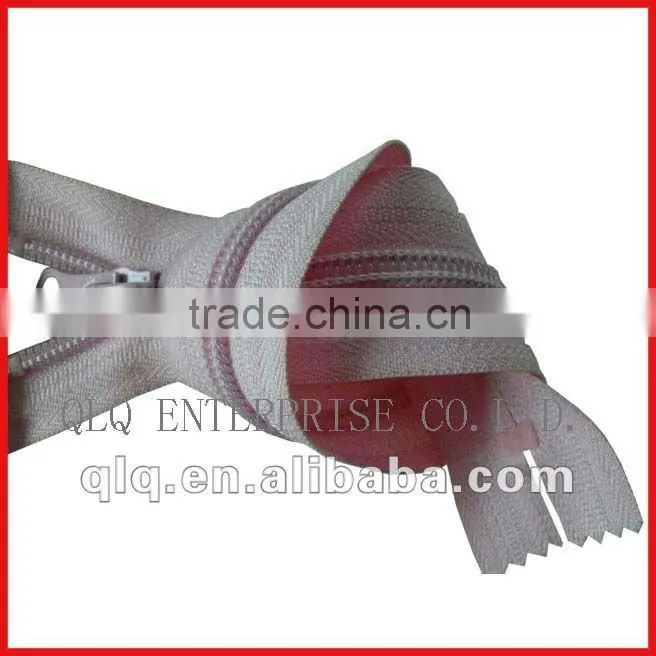 Nylon Open Ended Zipper with Sliders