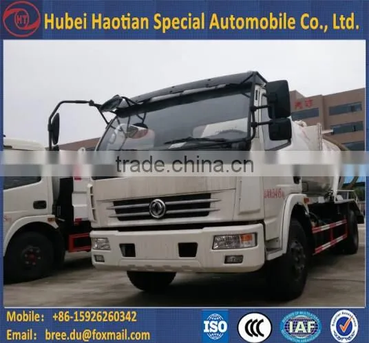 3~12 cbm waste water suction truck for sewage cleaning/fecal treatment