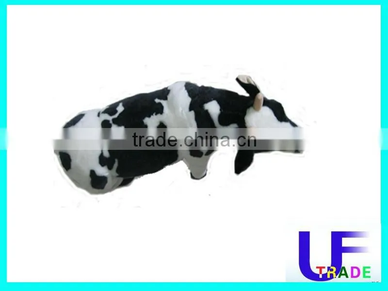 mascot for company stuffed cattle for the dairy company