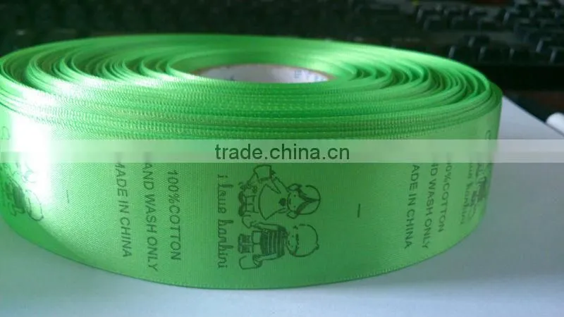 Customize wholesale printed silk ribbon