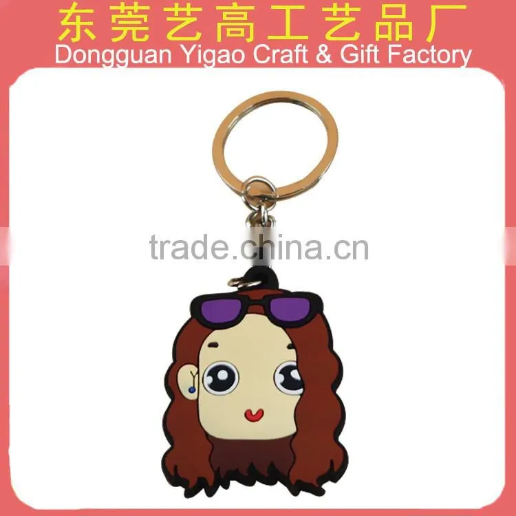 Complex Soft PVC Japanese animation keychain