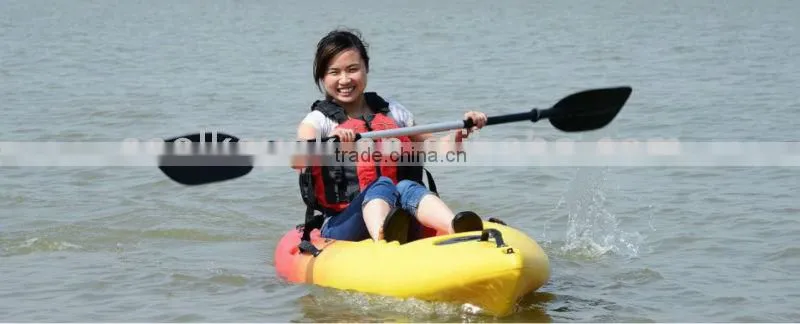 single kayak with pedals and rudder made in china