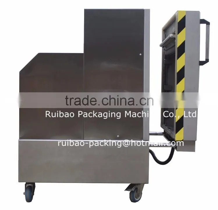 good price cashew nut Stainless steel double chamber side door vertical packing machine with 28" sealing bar