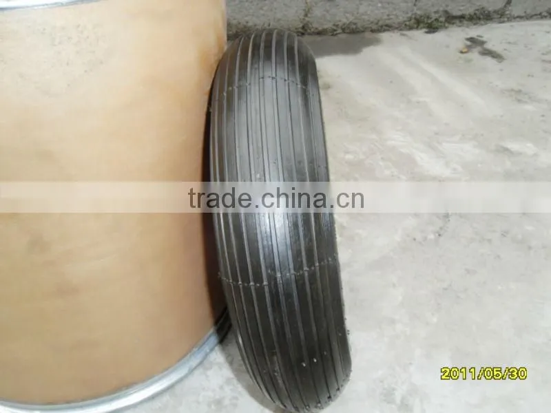 High Quality manufacturer rubber wheel barrow tire 350 8