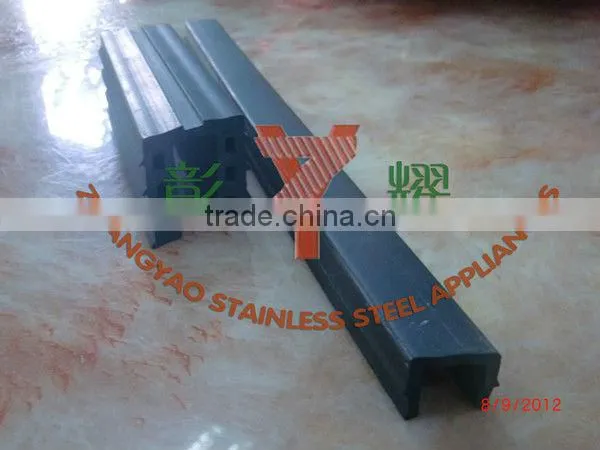 rubber lining for stainless steel slot round tube