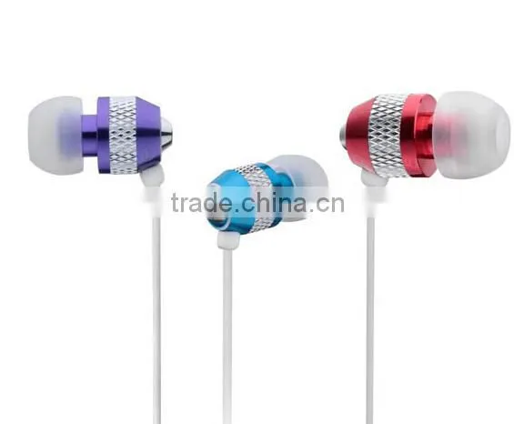 cheap wired colorful super bass earphones earbud for mobile phone