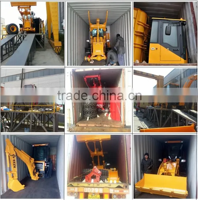 1.0t mini front loading machine