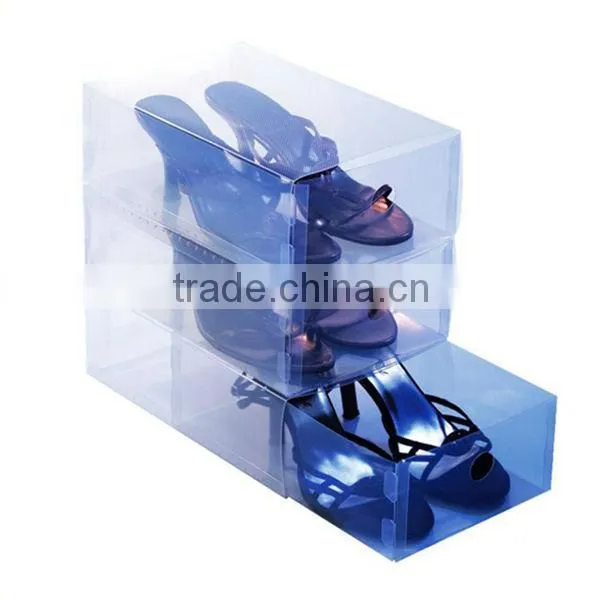 new cheap clear custom printed shoe box