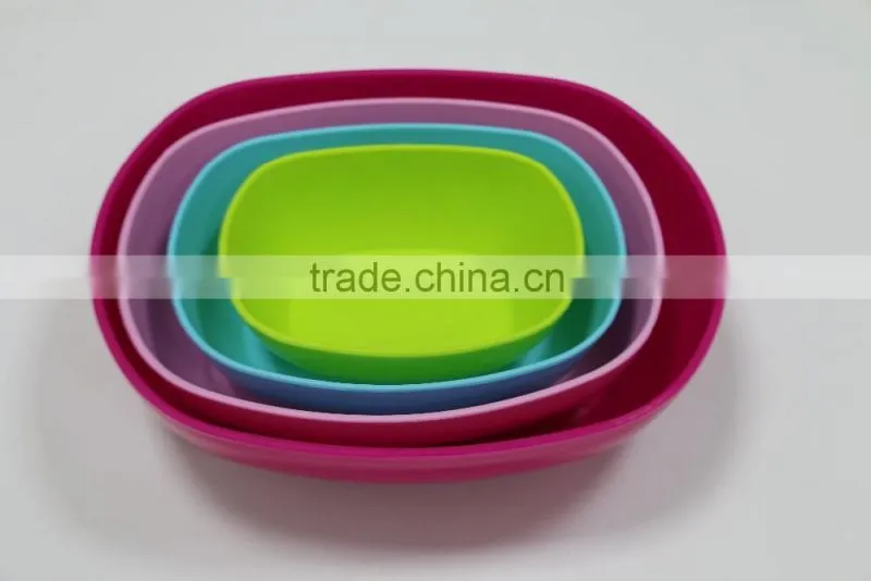 4 color fruit tray