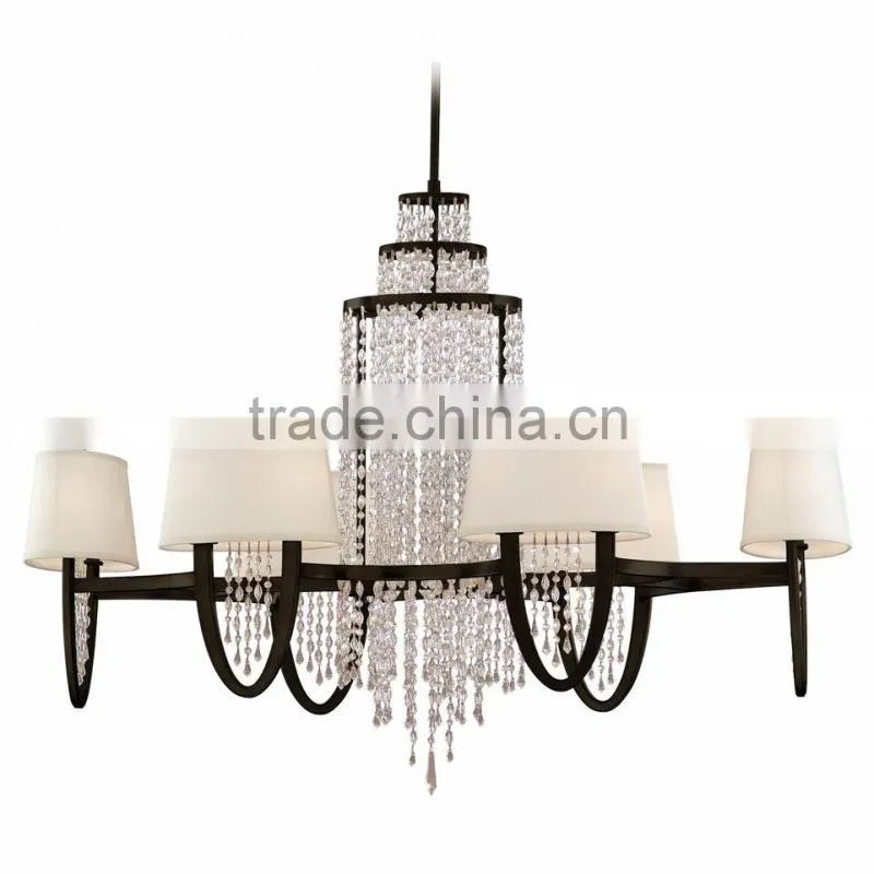 JANSOUL 2016 most popular drop modern wider chandelier indoor lighting crystal custom made pendants