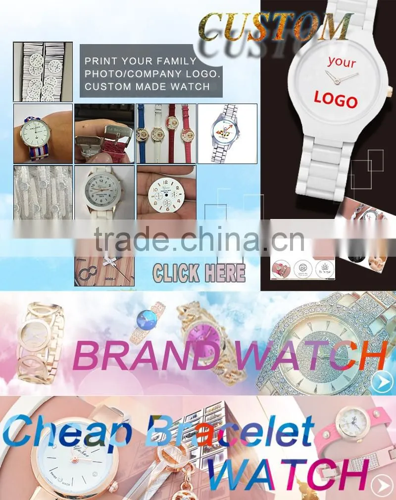 OEM ODM Order Leather Strap Customized Company Logo Fashion Man Wrist Watch Custom