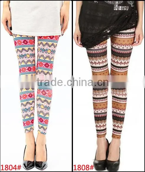 Fall trendy Geometric digital print yoga galaxy sport leggings