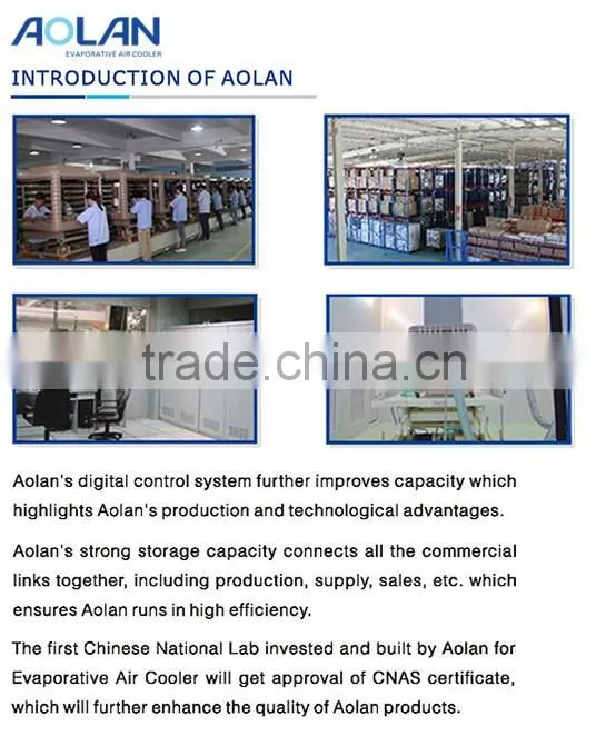 Aolan manufacturer fan air cooling pad for poultry farm / desert cooler pad