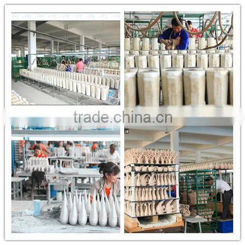 Porcelain vase home accessories for decoration and furniture