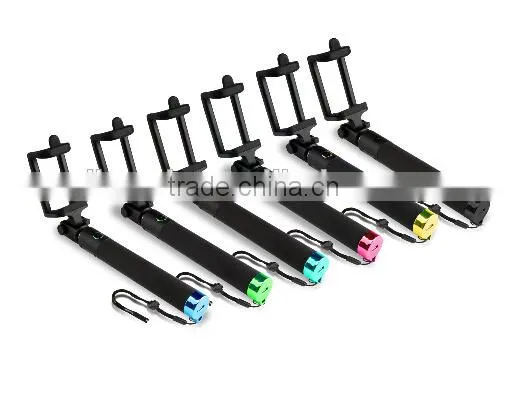 New Arrival!! Self Timer Extendable Handheld Self portrait Monopod selfie stick Photograph Bluetooth Shutter Camera Remote