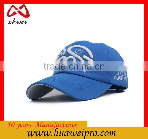 Cheap Sports Cap 3D Embroidered Fashion Unisex Solid Color Caps