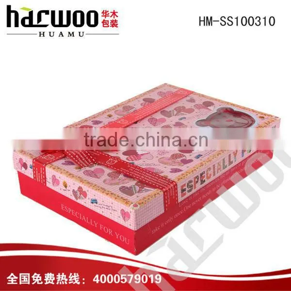 Promotional T -shirt package box for famous coloth