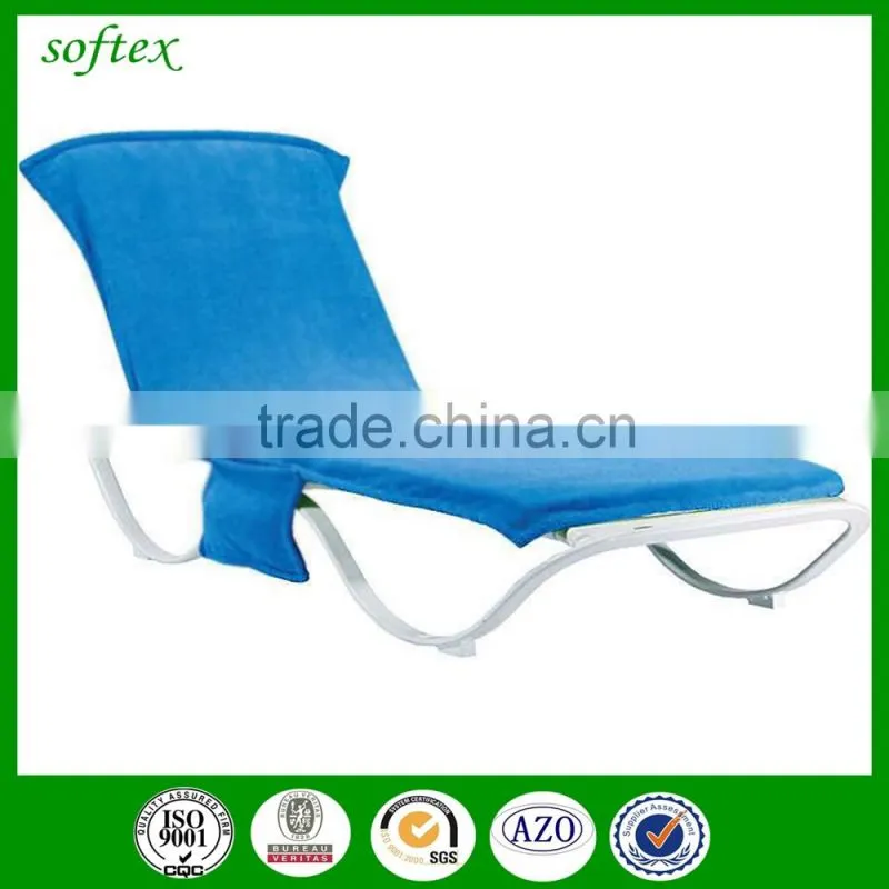 China wholesale 70x210 450gsm microfiber beach chair towel cover