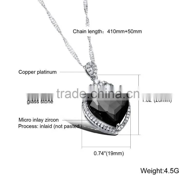 wholesale fashion jewelry accessories big stone galaxy necklace for women