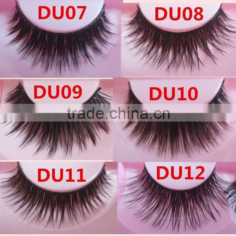 Charming lash faux 3D mink Fur silk eyelash extensions false mink eyelash extensions 3D Mink Eyelashes fake lashes