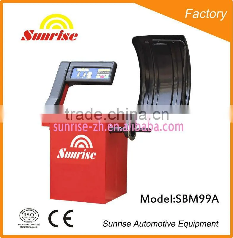 semi-automatic wheel balancer with CE