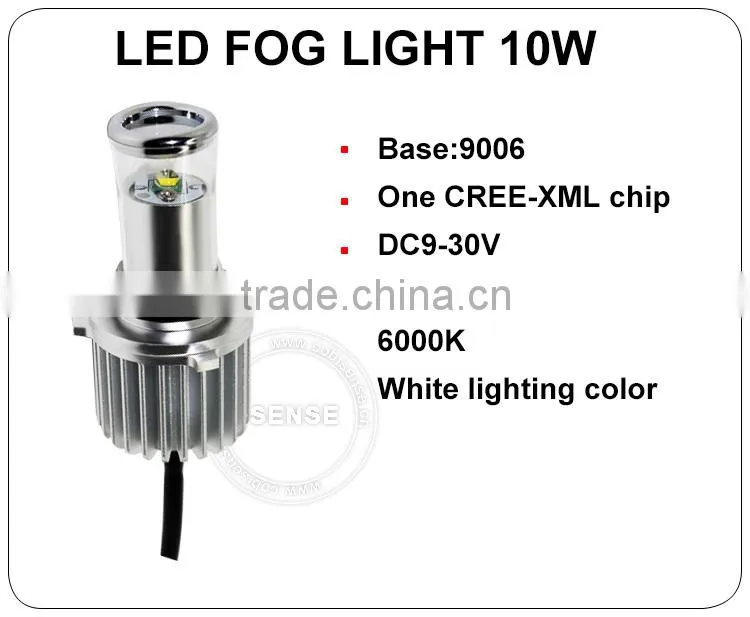 Export 10w leed fog light h10/9005/9006/h11/h16 led foglight