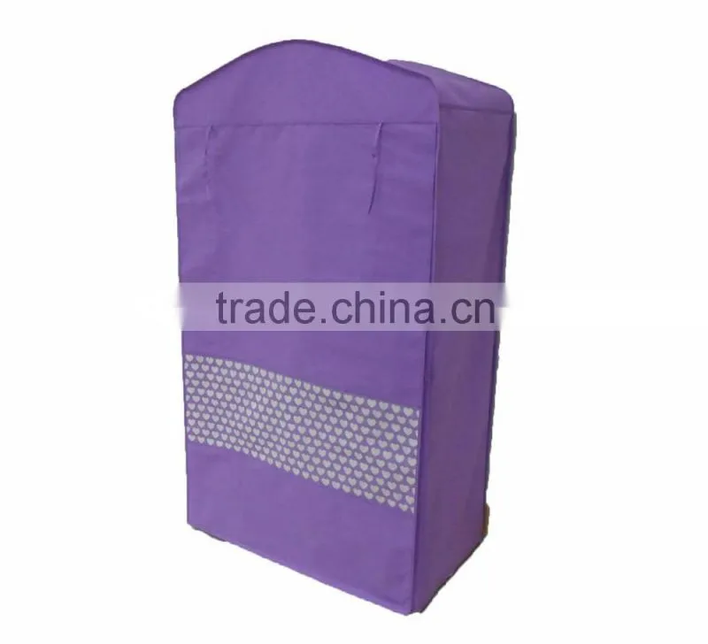 2014 THE HOTTEST FOLDING NONWOVEN METAL GLEOITE WARDROBE CLOSET