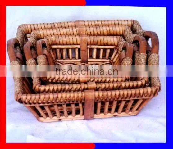 hot sale high quality willow garden basket