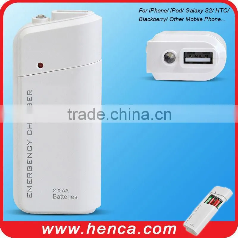2xAA LR6 Alkaline battery Emergency charger