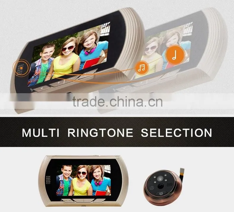 4.3" digital video peephole door camera,digital peephole camera,digital peephole door viewer