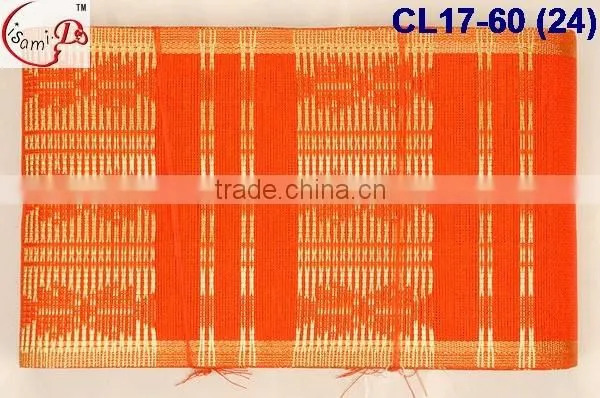 CL17-60 2016 top sale colorful line African high quality new Aso oke headtie colorful aso oke headtie