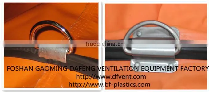 Velcro Coupling PVC Tunnel Ventilation Flexible Air Duct