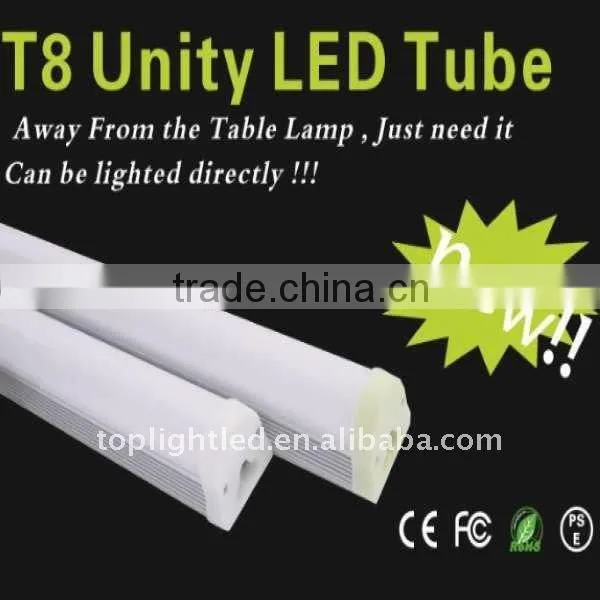 low heat high realiability t8 600mm led tube light 10w