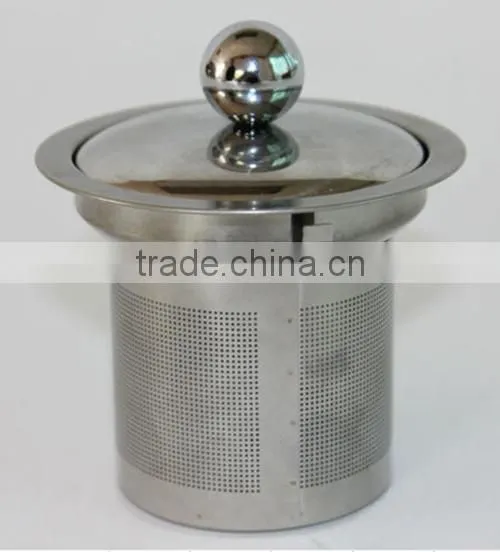 Top quality stainless steel etched mesh tea infuser